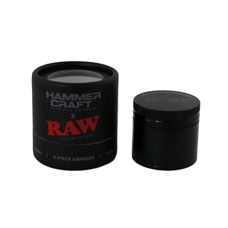 Grinder 'RAW & HAMMER CRAFT' Black | 4-Part - 50mm.
