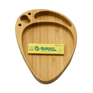 Tava de rulat 'G-ROLLZ' din bambus | Pallette - 14x19cm
