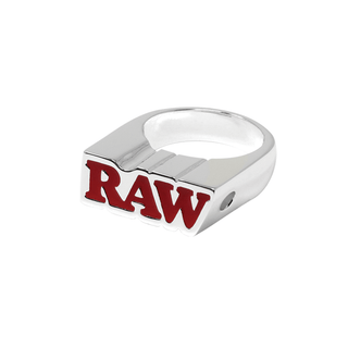 Inel & Suport tigara 'RAW' Smoker | Silver