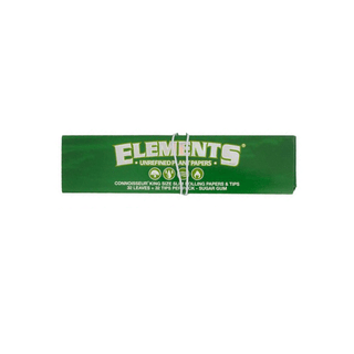 ELEMENTS Green Connoisseur Papers & Filters | King Size Slim - x32