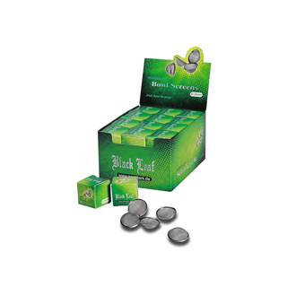 Site metalice 'BLACK LEAF' Conice pentru Bong / Pipa | 20mm - x5