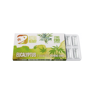 Guma CBD ‘ASTRA HEMP’ Eucalipt | 17mg. CBD – x12
