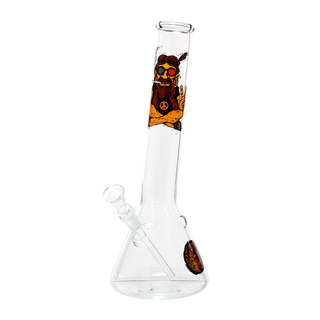 Bong din sticla 'GREENLINE' Peace Man | 30cm