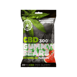 MULTITRANCE CBD Gummies Watermelon Bears | 300mg CBD - 100g.