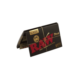 RAW Black Double Papers | Single Wide - x100