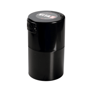 Borcan cu vacum 'TIGHTPAC' Full Black | 0,06L
