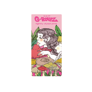 G-ROLLZ' Mushroom Lady Pink Rolling Papers & Filters | King Size Slim - x50