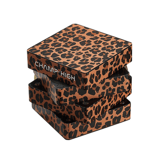 Grinder 'CHAMP HIGH' Square Leopard | 4-Parti - 50mm