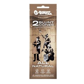 Pre-rolled 'G-ROLLZ' Hemp 'ALL NATURAL' with Infused Terpenes | x2