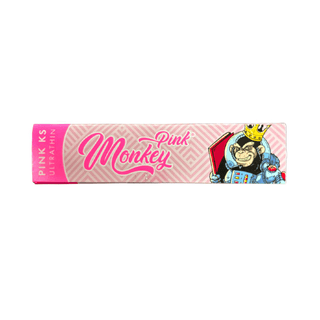 ‘MONKEY KING’ Rolling Papers Pink | King Size Slim - x32