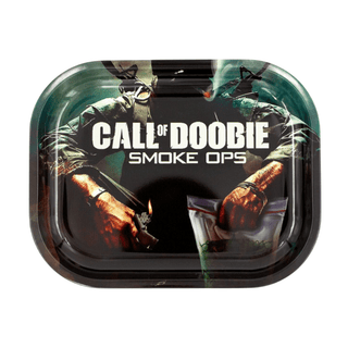 ‘V-SYNDICATE' Rolling Tray Call of Doobie | 14x18cm