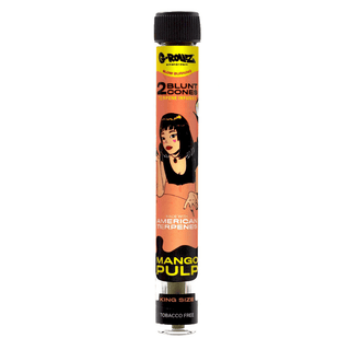 Pre-rolled 'G-ROLLZ' Hemp 'MANGO PULP' with Infused Terpenes | x2