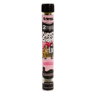 Pre-rolled 'G-ROLLZ' Hemp 'STRAWBERRY CHEESECAKE' with Infused Terpenes | x2