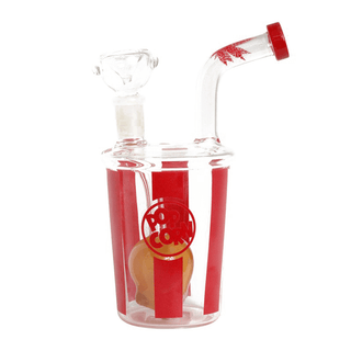 Bong din sticla 'LEAF' Mini Popcorn | 17cm