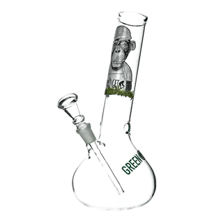 GREENLINE' Glass Bong Monkey | 25cm.