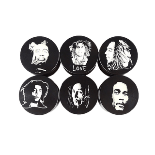 Grinder 'BOB MARLEY' Black | 4-Part - 50mm.
