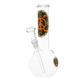 Bong din sticla 'GREENLINE' Peace | 21cm