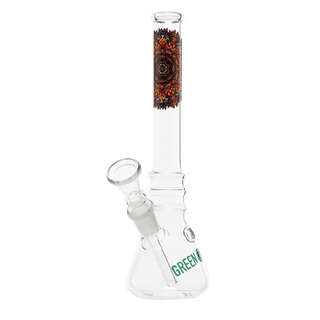 Bong din sticla 'GREENLINE' Mandala | 21cm