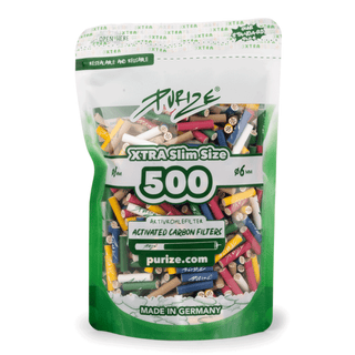 Filtre cu carbune activ ‘PURIZE’ EXTRA SLIM Mix | 6mm.  x500