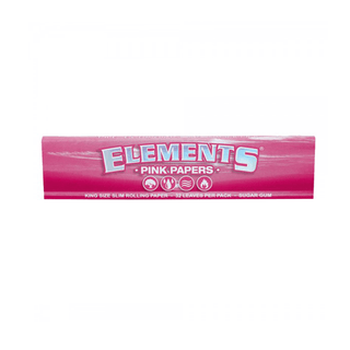 ELEMENTS Pink Rolling Papers | King Size Slim - x32