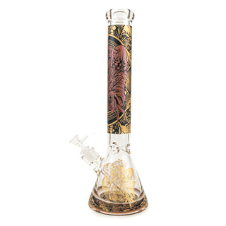 Bong din sticla 'AMSTERDAM' Heavy Beaker Plague | 42cm