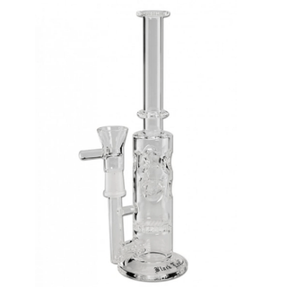 BLACK LEAF' HoneyComb Glass Bong | 24.5cm