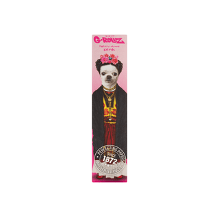 ‘G-ROLLZ’ Mexico Pink Rolling Papers | King Size Slim - x50