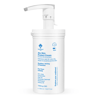 CBD Cream 'WEEDNESS CBD' for Dry, Atopic and Eczema-Prone Skin | 1000mg - 500ml.