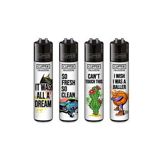 CLIPPER Hip Hop Slogan #2 Lighter