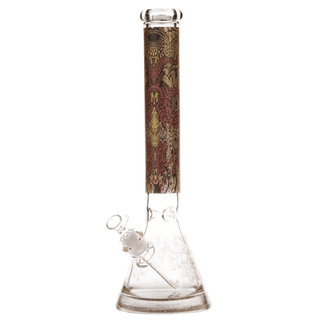 Bong din sticla 'AMSTERDAM' Heavy Beaker Ganash | 42cm