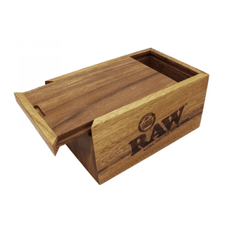 Cutie 'RAW' din lemn de Salcam | M - 19x13cm