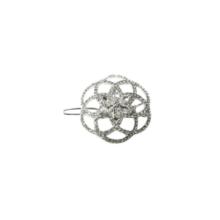 Brosa 'MYBUDASE' Flower of life Barrette | Silver
