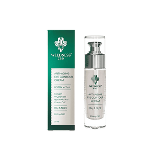 Contur de ochi cu CBD 'WEEDNESS CBD' anti-imbatranire cu efect botox | 600mg. - 30ml