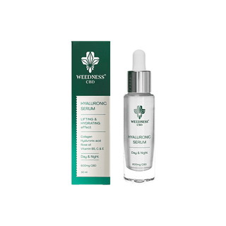 Ser hialuronic cu CBD 'WEEDNESS CBD' pentru hidratare | 600mg. - 30ml
