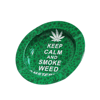 Scrumiera 'KEEP CALM' din metal | 13,5cm