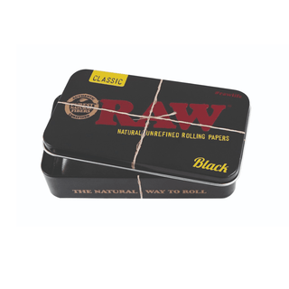 Cutie depozitare 'RAW' din metal | Black - 11,5x6,5cm