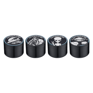 Grinder 'CHAMP HIGH' Space Patch | 4-Parti - 50mm