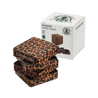 CHAMP HIGH Square Leopard Grinder | 4-Part - 50mm.