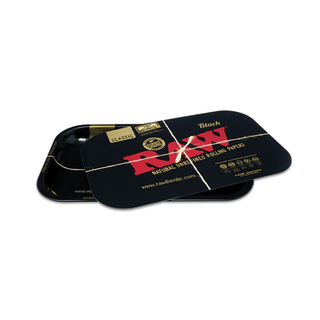 Magnetic Lid for 'RAW' Rolling Tray Black | 17.5x27.5cm.
