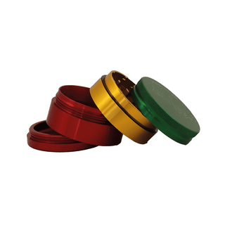 Grinder 'RAW & HAMMER CRAFT' Rasta | 4-Parti - 55mm