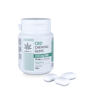 Guma CBD 'CANNALINE' Hempmint | 250mg. CBD - x25
