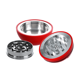 Grinder 'DP' Rosu | 3-Parti - 53mm