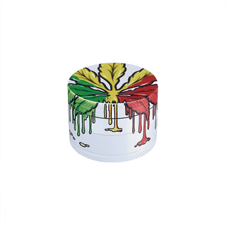Grinder 'CHAMP HIGH' White Leaf | 4-Parti - 50mm