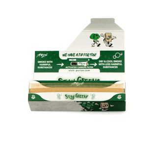 Rolling Papers 'PURIZE' Unbleached | King Size Slim - x420