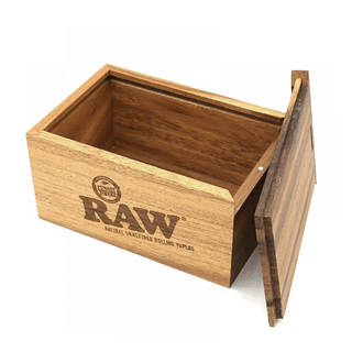 Cutie 'RAW' din lemn de Salcam | M - 19x13cm
