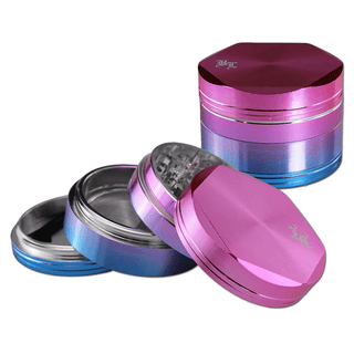Grinder 'BLACK LEAF' IRIDESCENT Fade | 4-Part - 62mm.