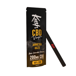 CBD Vapouriser with Terpenes 'KUSH' Amnesia Haze | 40% - 0.2ml.