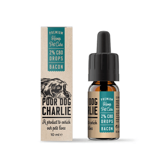 Ulei CBD pentru animale 2% 'PHARMAHEMP' cu aroma de bacon - 10ml