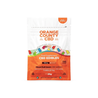 Jeleuri CBD 'ORANGE COUNTY' Bears | 100mg. CBD - 25gr