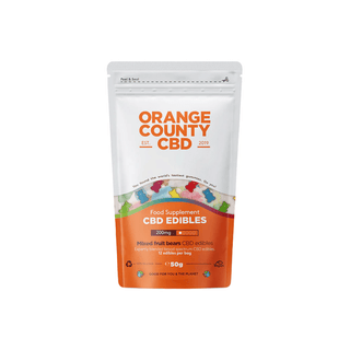 CBD Gummies ‘ORANGE COUNTY’ Bears | 200mg CBD – 50g